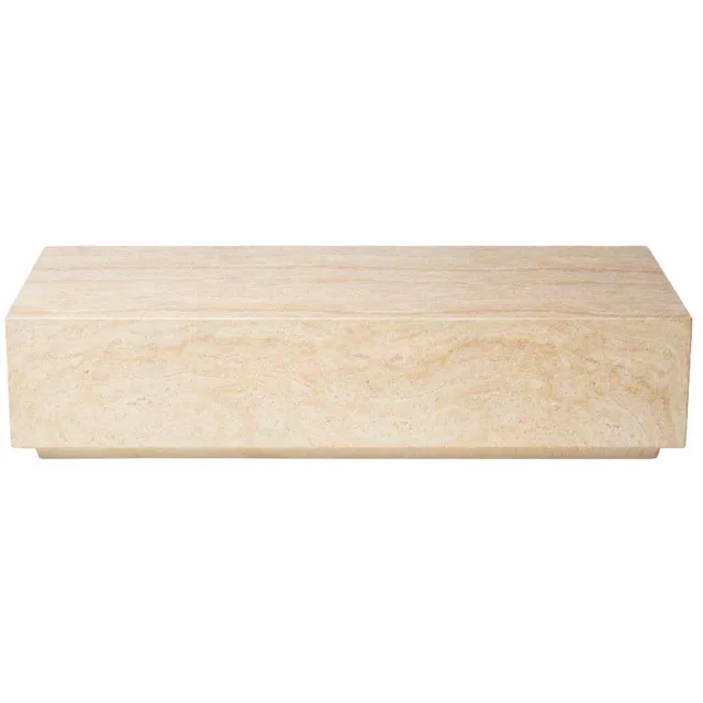 Giga Meubel DÉJA Living Salontafel Ribe - Lichtbruin Composiet - 140x60x32cm