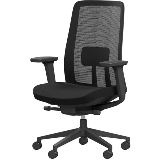 ABC Kantoormeubelen Axion Ergonomische Bureaustoel met Mesh Zwart