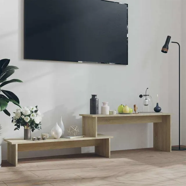 vidaXL Tv-meubel 180x30x43 cm bewerkt hout sonoma eikenkleurig, foto 2