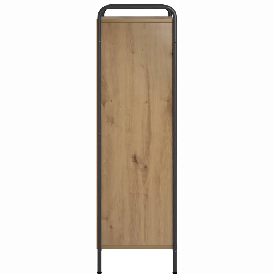 vidaXL Boekenkast 55,5 x 33 x 174 cm Bewerkt hout Artisanaal eiken, foto 3