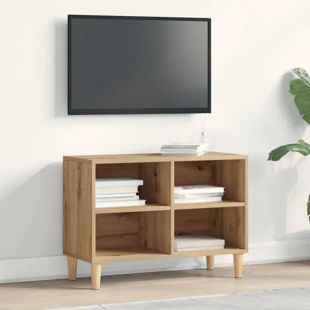 vidaXL TV-kast 69,5 x 30 x 50 cm artisian oak Bewerkt hout, foto 2