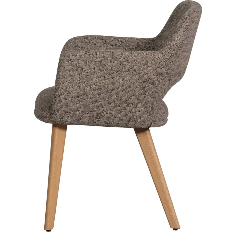 WOOOD Murat eetkamerstoel taupe, foto 5