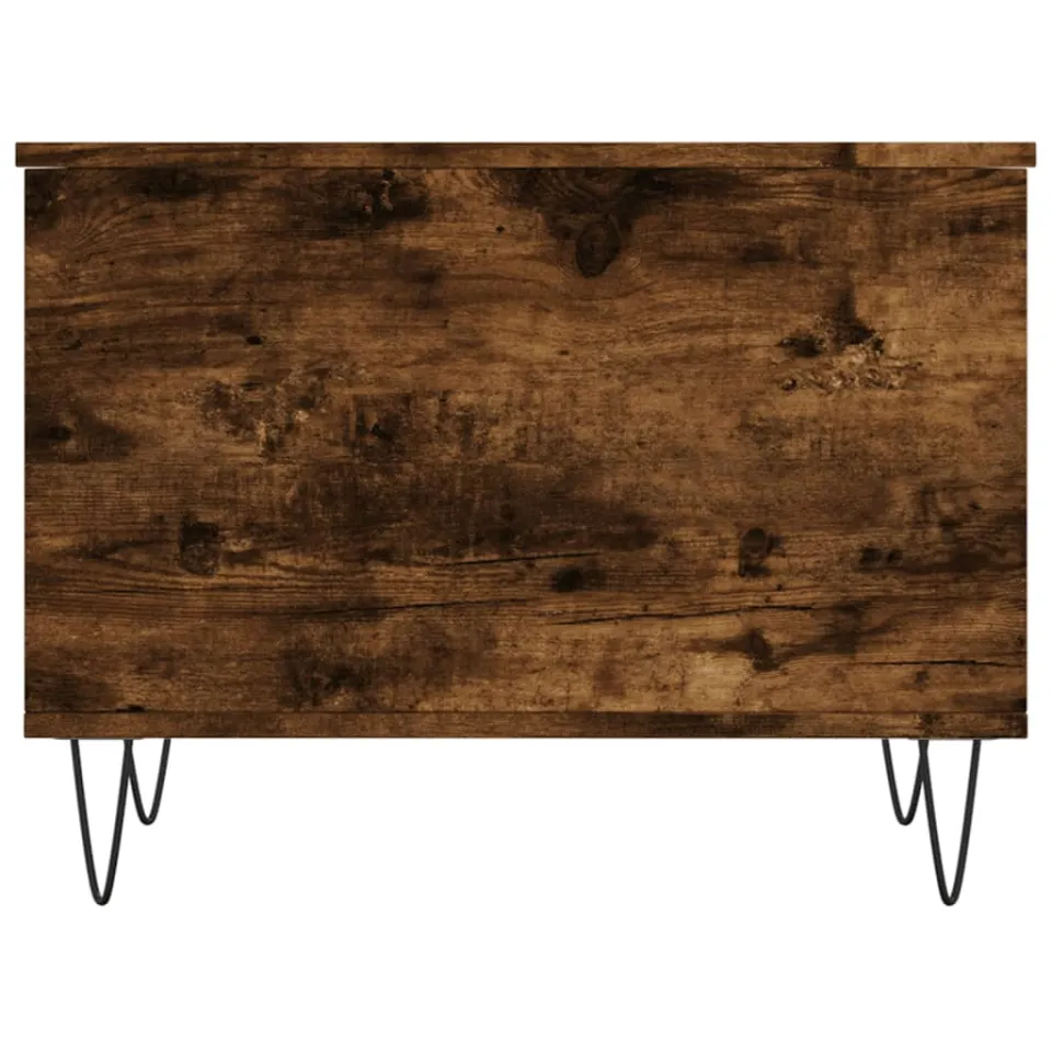 vidaXL Salontafel 60x44,5x45 cm bewerkt hout gerookt eikenkleurig, foto 4