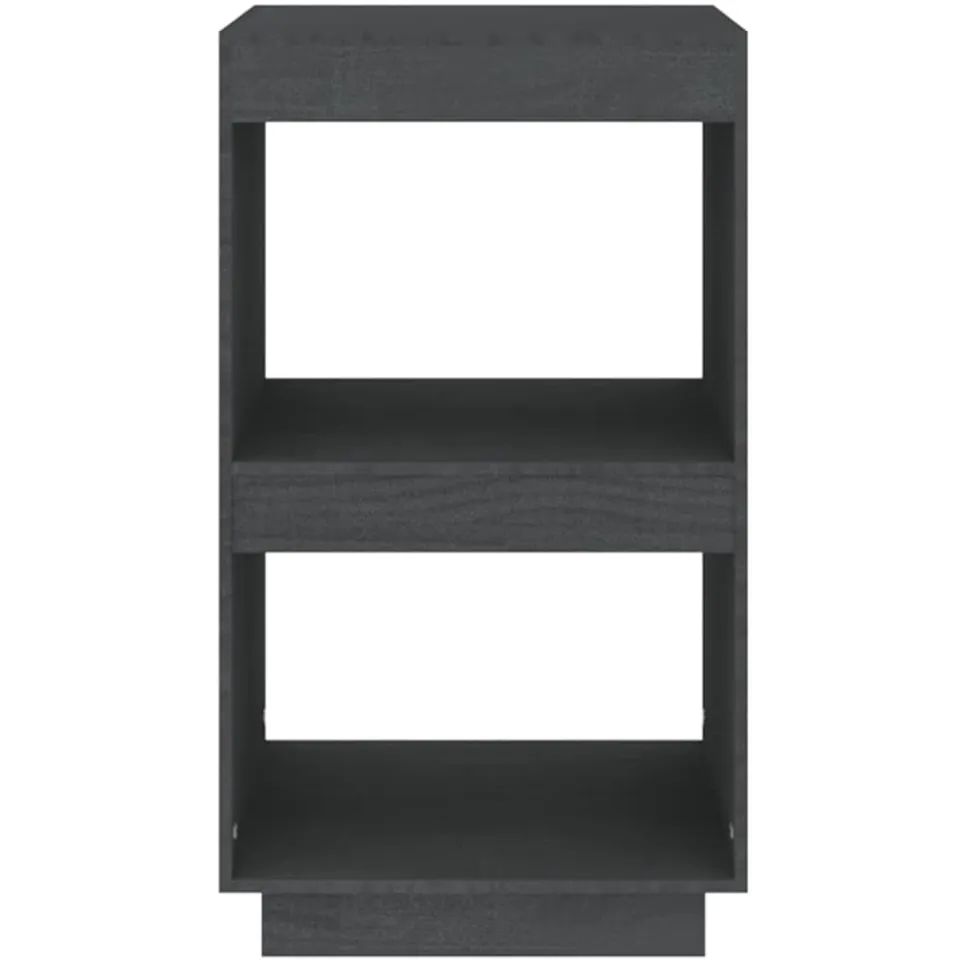 vidaXL Boekenkast 40x35x71 cm massief grenenhout grijs, foto 4