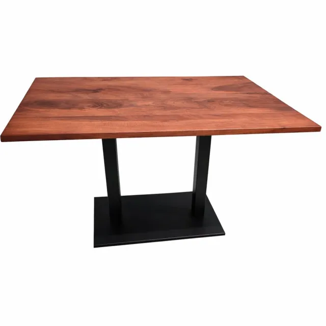 JeanMi Rood acaciahout bistrotafel - 120x70 - cm - Rechthoek