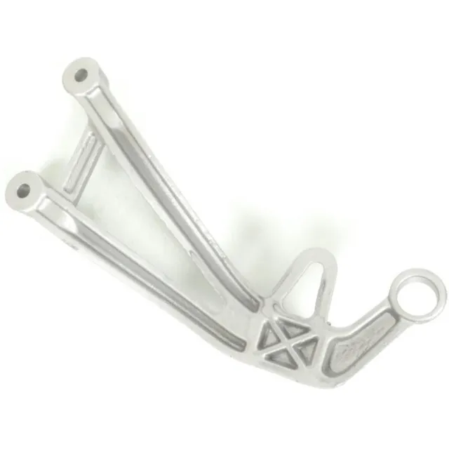 Origine Voetsteunplaat passagier rechts voor motor Peugeot 50 XR6 757237GW rechtsachter Nieuw Gris