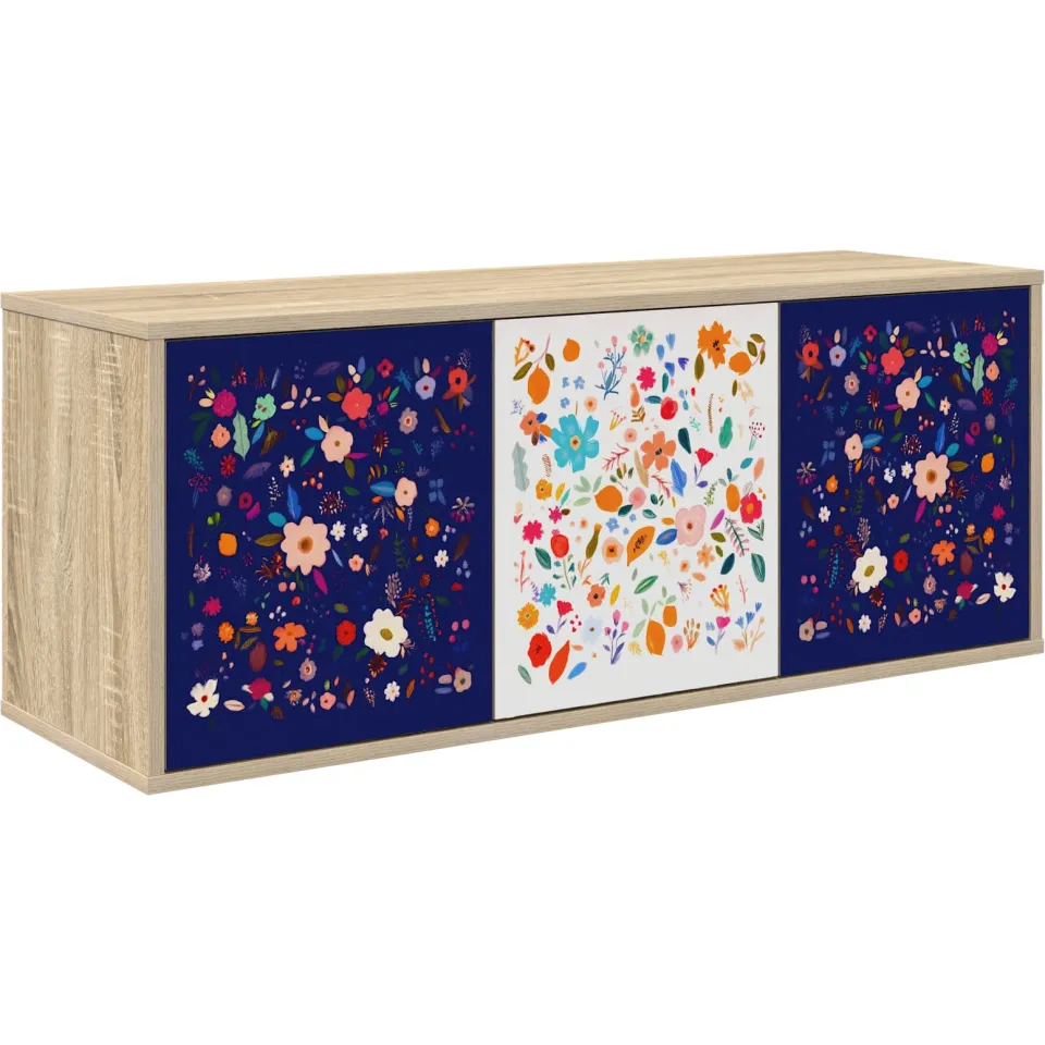 vidaXL Wandgemonteerd tv-meubel MAINZ 102 x 33 x 40 cm Sonoma Eiken, foto 3