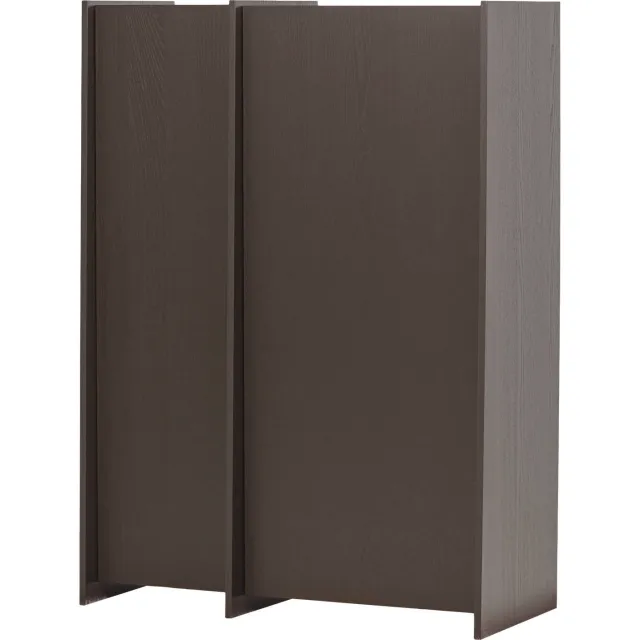 WOOOD Brock 2-deurs kast middenbruin mid brown
