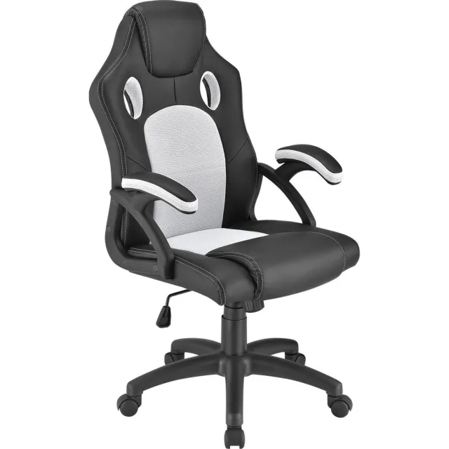Juskys Racing Bureaustoel/ Gamestoel Montreal - Wit