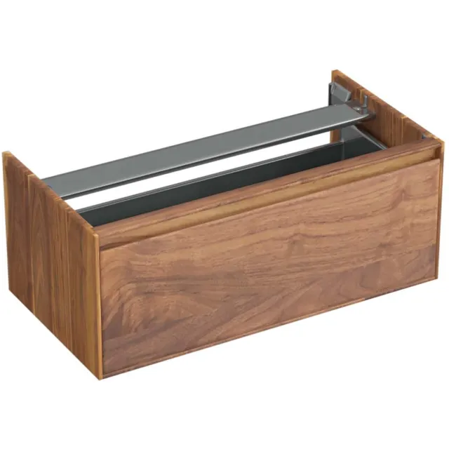 Forzalaqua Onderkast Forzalaqua Reno 2.0 100x51x40 Cm 1 La Softclose Noten Pure Walnut Bruin