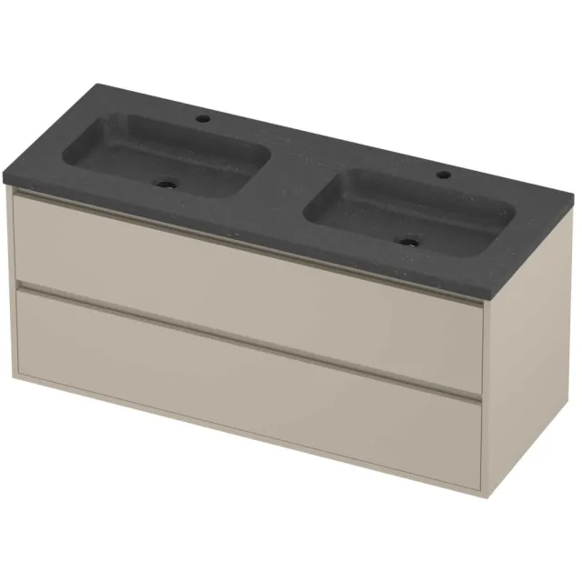 Proline Rollo Badmeubelset Hardsteen Elegant 2 Laden 120x46x54 cm Blue Stone Soft Linen Beige