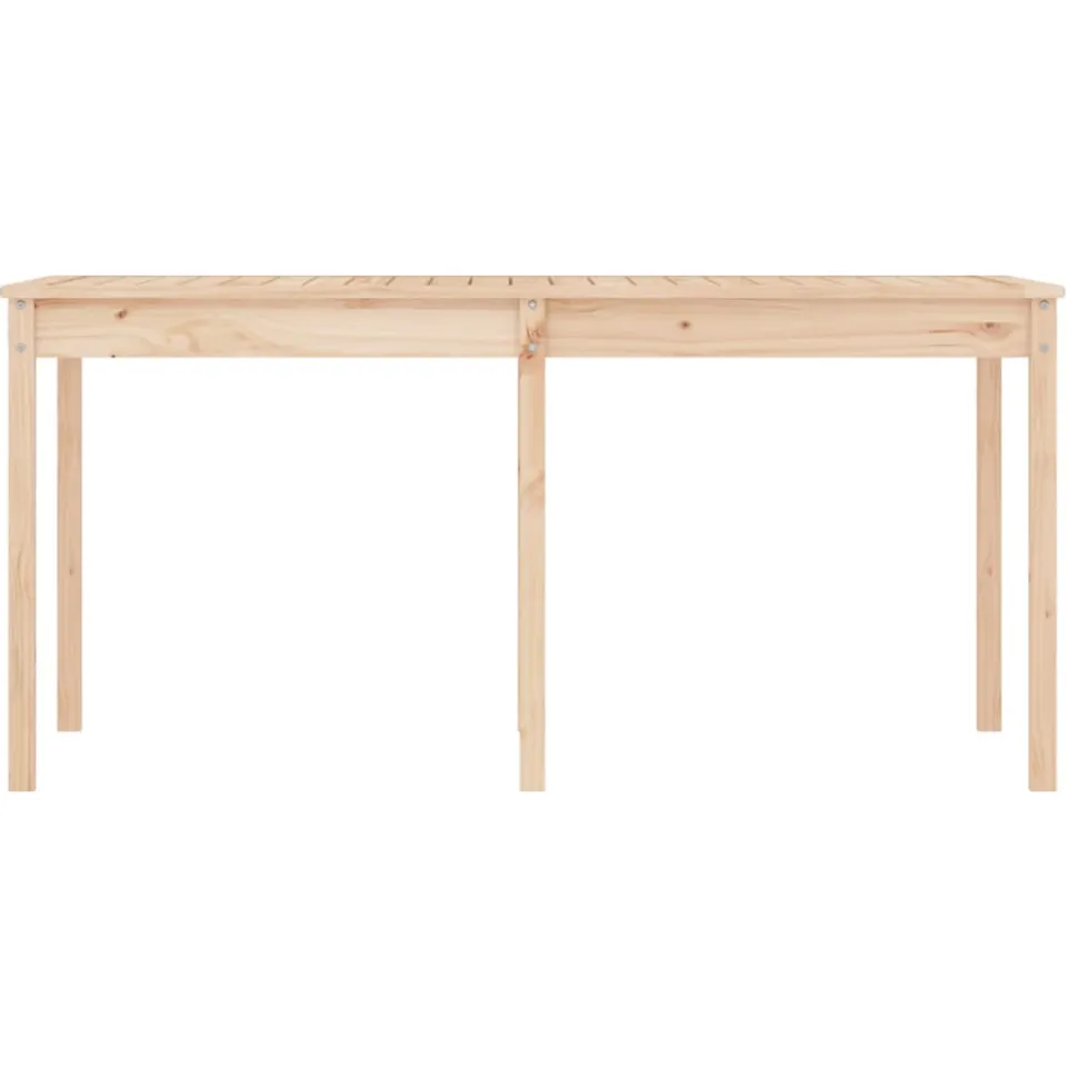 vidaXL Tuintafel 159,5x82,5x76 cm massief grenenhout bruin, foto 4