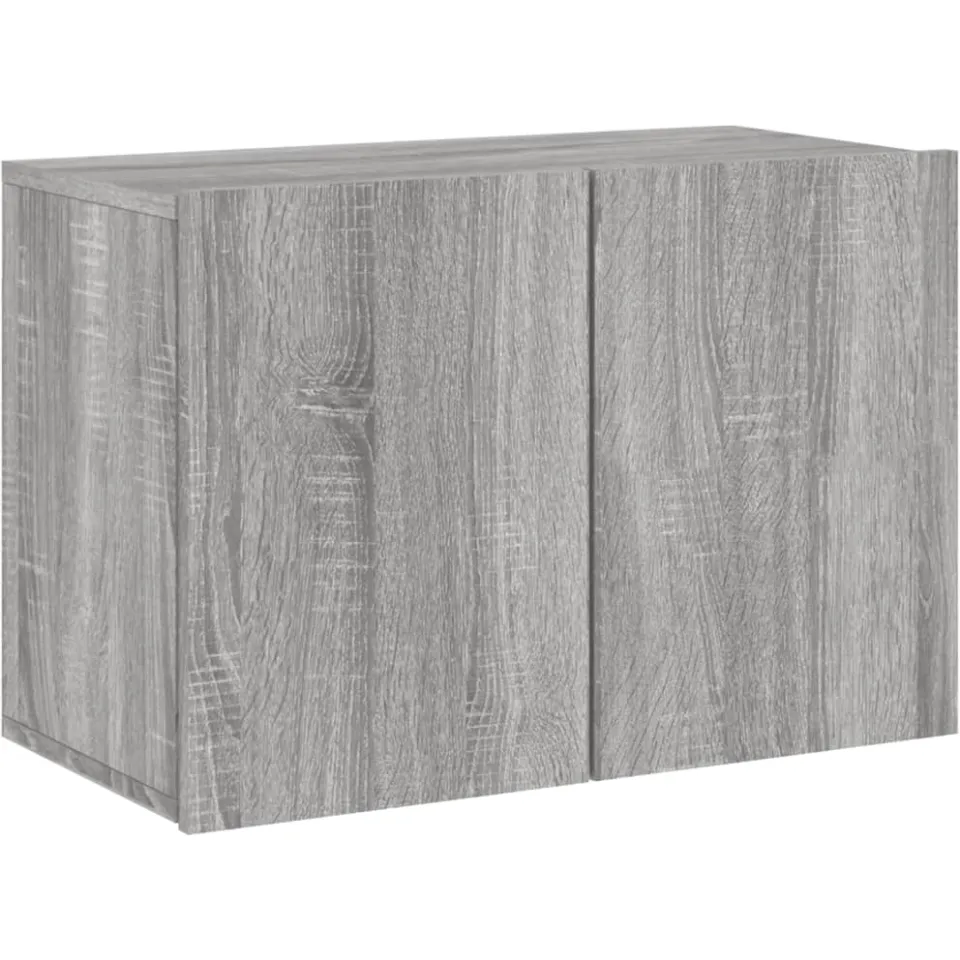 vidaXL Tv-meubel wandgemonteerd 60x30x41 cm grijs sonoma eikenkleurig