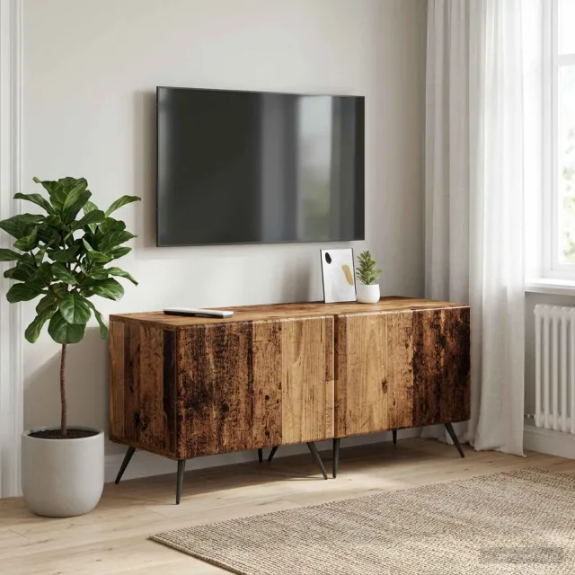 vidaXL Tv-meubel Oud hout Bewerkt hout bruin, foto 2