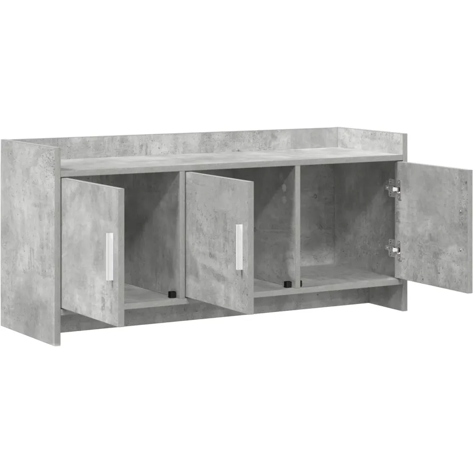 vidaXL TV-kast 102 x 33 x 47 cm Betongrijs Bewerkt hout grijs, foto 4