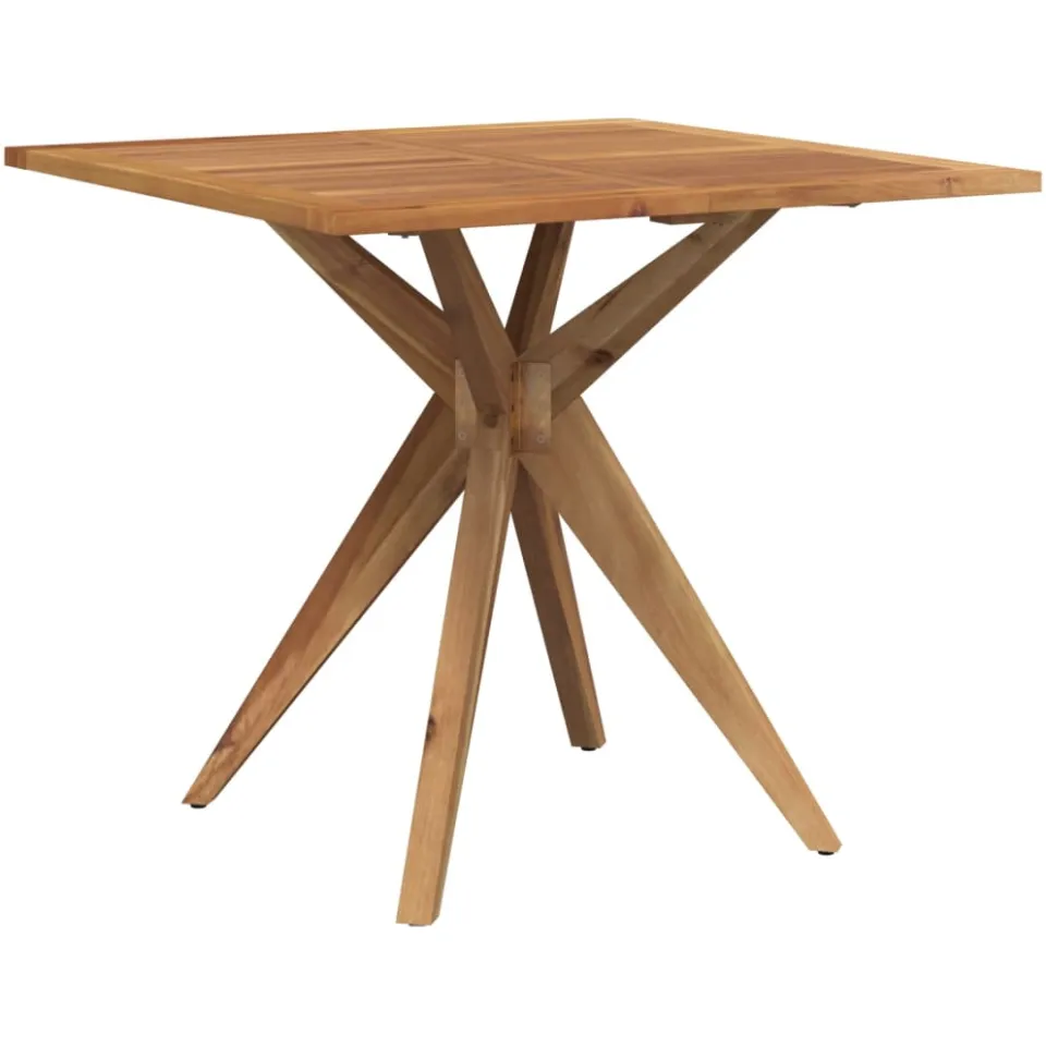 vidaXL Tuintafel vierkant 85x85x75 cm massief acaciahout bruin, foto 3