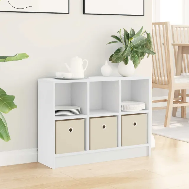 vidaXL Dressoir Wit 73,5 x 22,5 x 53,5 cm