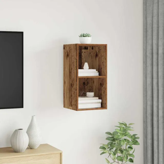 vidaXL Tv-meubelset 37 x 37 x 72 cm Oud Hout Bewerkt hout Bruin