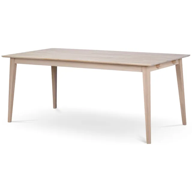 Rowico Home Filippa verlengbare houten eettafel whitewash - 180 x 90 cm Bruin