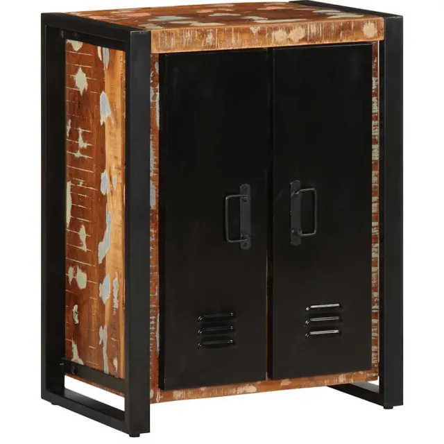 vidaXL Dressoir 55x35x70 cm massief gerecycled hout meerkleurig