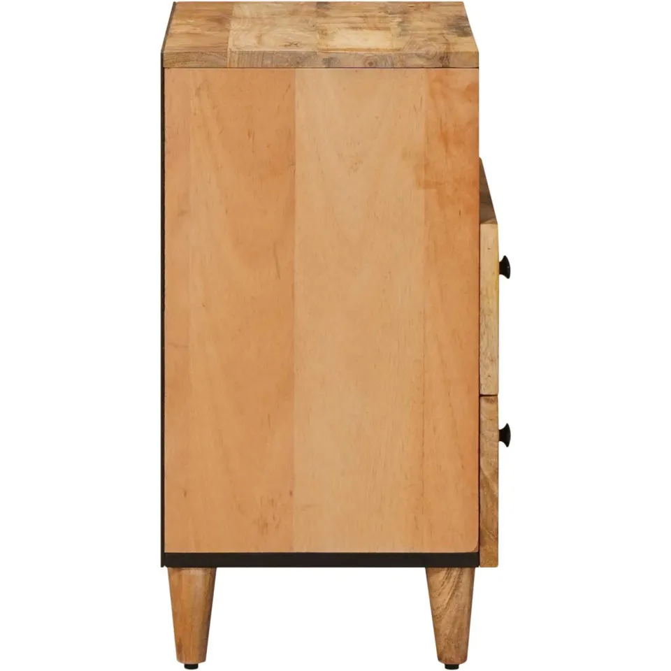 vidaXL Nachtkastje Bruin 50 x 33 x 60 cm Massief Mango Hout, foto 4
