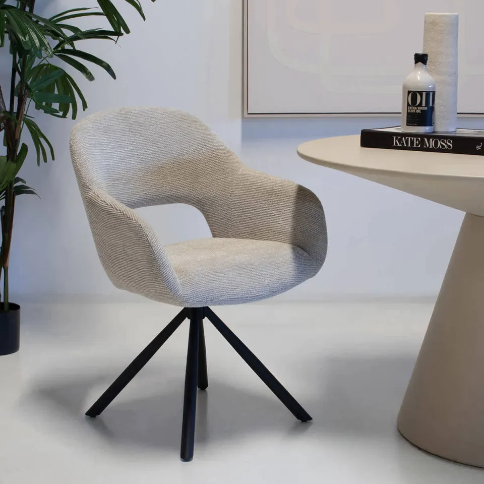 Giga Meubel Livia eetkamerstoel taupe, foto 6