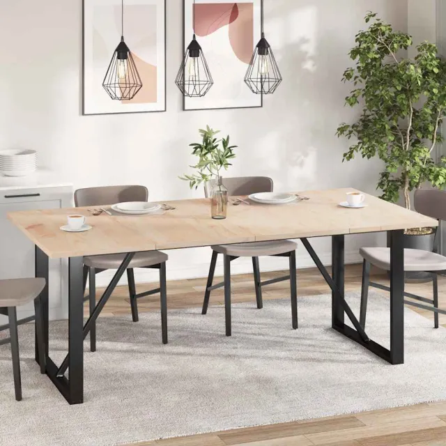 vidaXL Tafelbladen 4 st rechthoekig 100x50x2,5 cm massief grenenhout Bruin