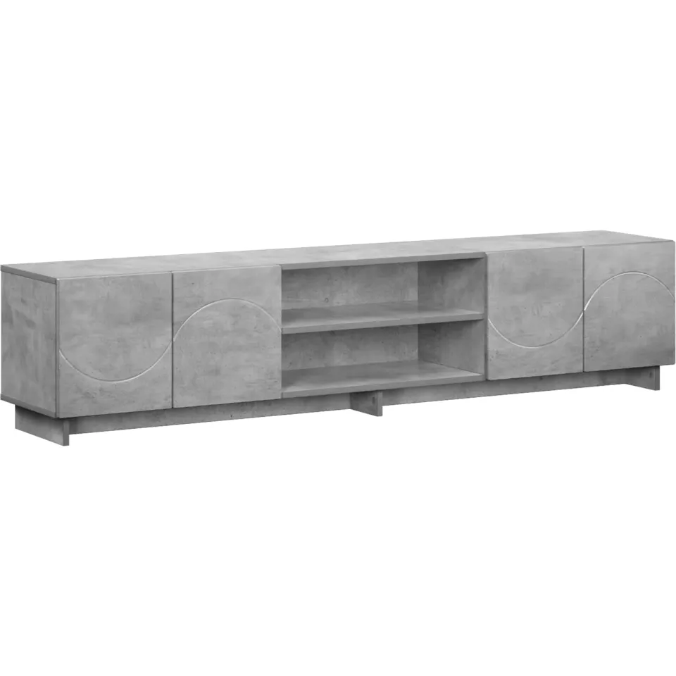 vidaXL TV-standaard 180 x 34,5 x 40 cm Betongrijs Bewerkt hout grijs, foto 3