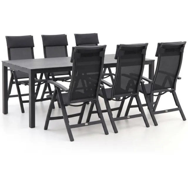 Bellagio tuinmeubelen Bellagio Lugo/Menzano 220cm dining tuinset 7-delig