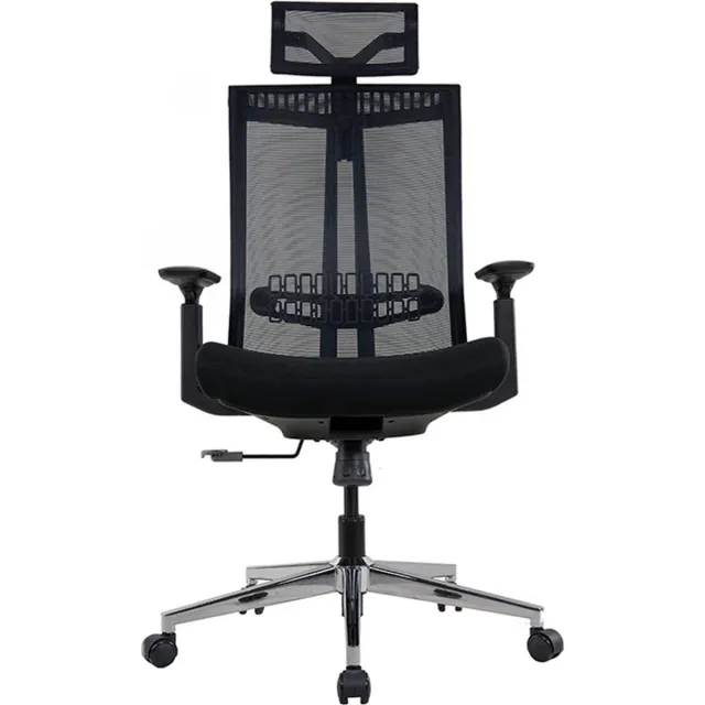 Realm of Thrones Commodore - Bureaustoel - Lumbar Support - Mesh rugleuning zwart