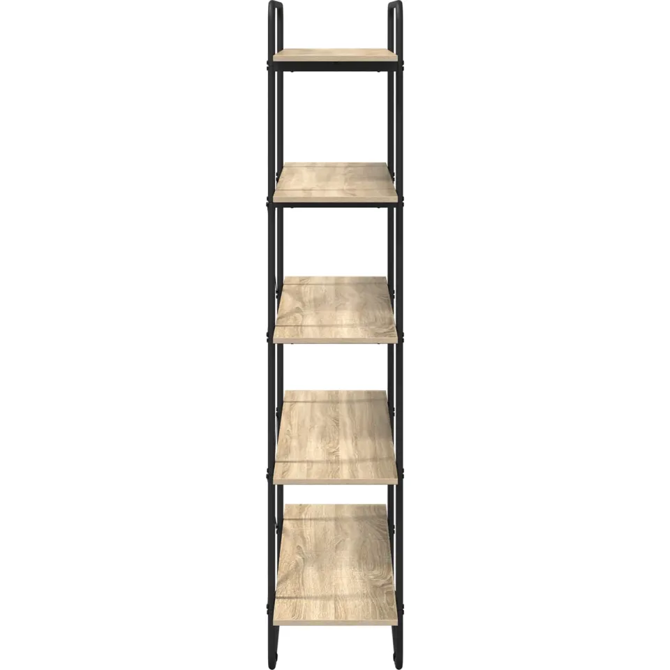 vidaXL Boekenrek 5-laags 100 x 35 x 175,5 cm PB Sonoma Eiken, foto 4