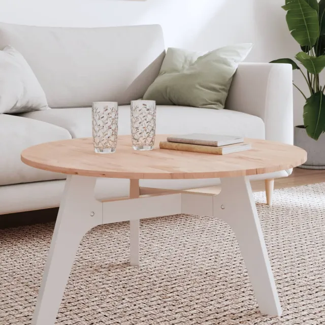 vidaXL Tafelblad rond Ø80x1,5 cm massief beukenhout bruin, foto 2