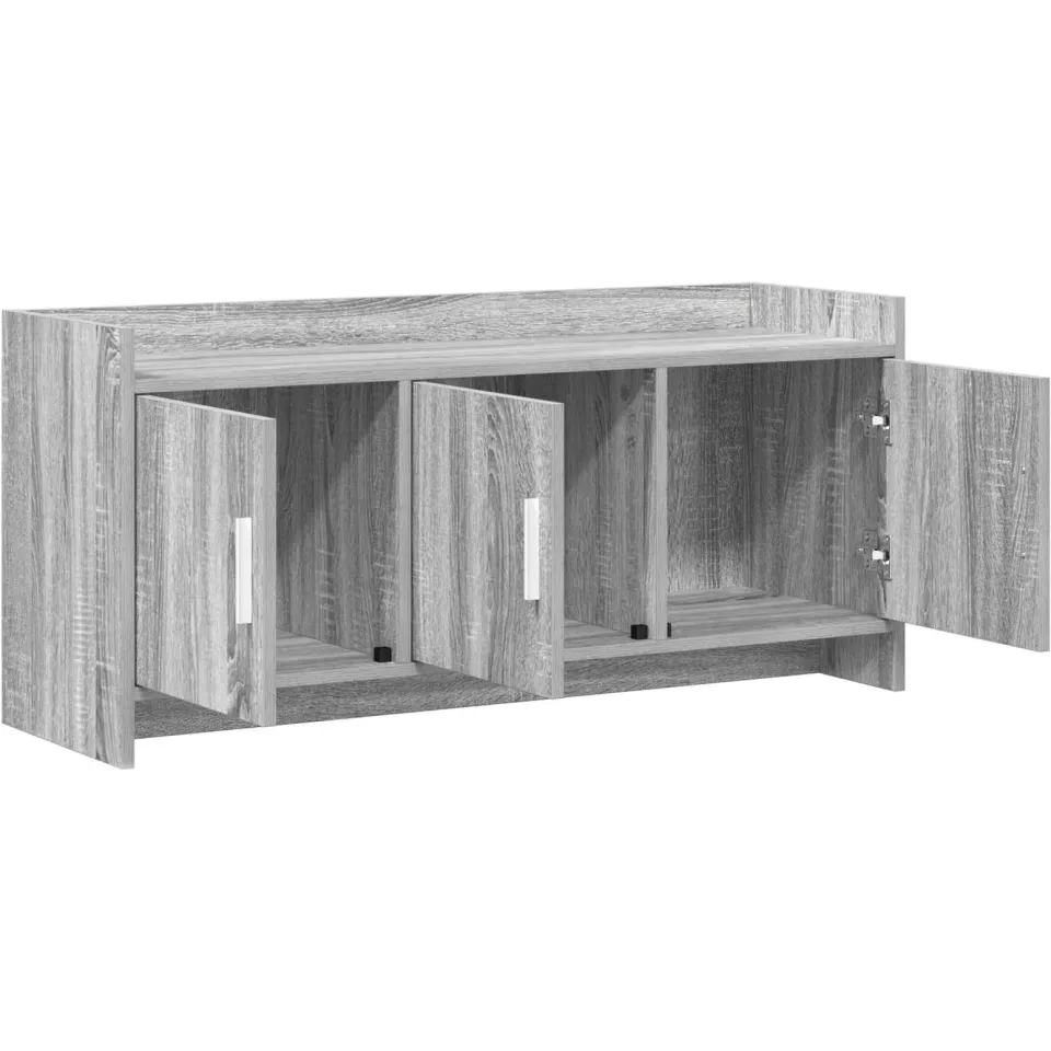 vidaXL TV-kast 102 x 33 x 47 cm Grijs Sonoma Bewerkt hout, foto 4