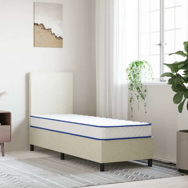 vidaXL Traagschuimmatras 70x200x17 cm Zacht wit