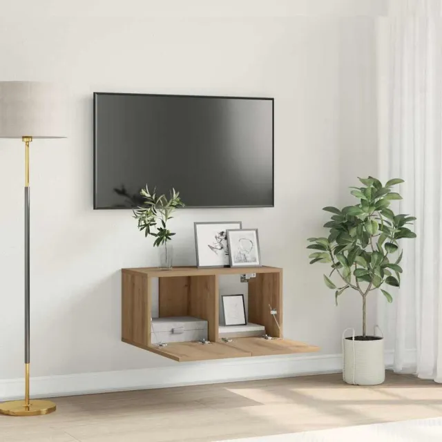 vidaXL Tv-meubelset 60 x 30 x 30 cm Bruin Bewerkt hout, foto 2