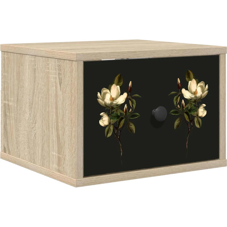 vidaXL Wandkastje BREMEN Sonoma Eiken 36 x 33 x 25 cm Bewerkt hout, foto 3