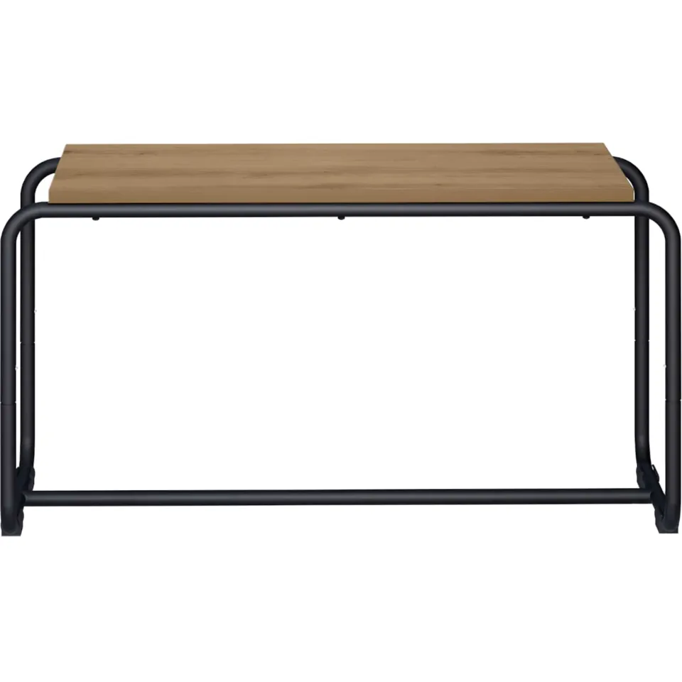 vidaXL TV-standaard 80 x 35.5 x 42 cm Artisanaal eiken Bewerkt hout Bruin