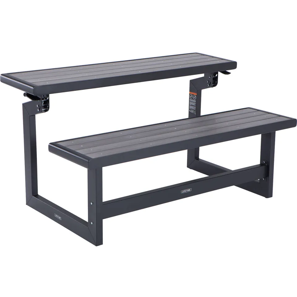 Lifetime convertible bank harbor grey, foto 6