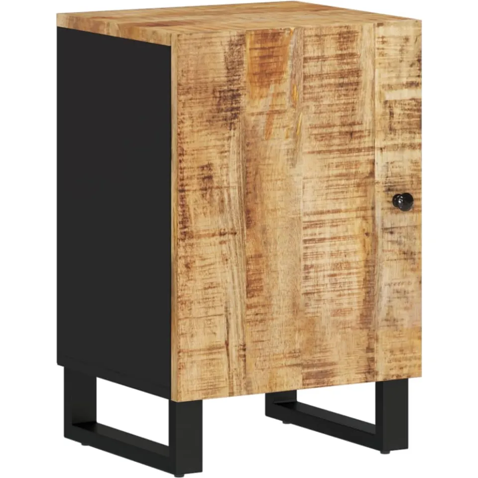 vidaXL Badkamerkast 38x33x58 cm massief mangohout bruin, foto 3