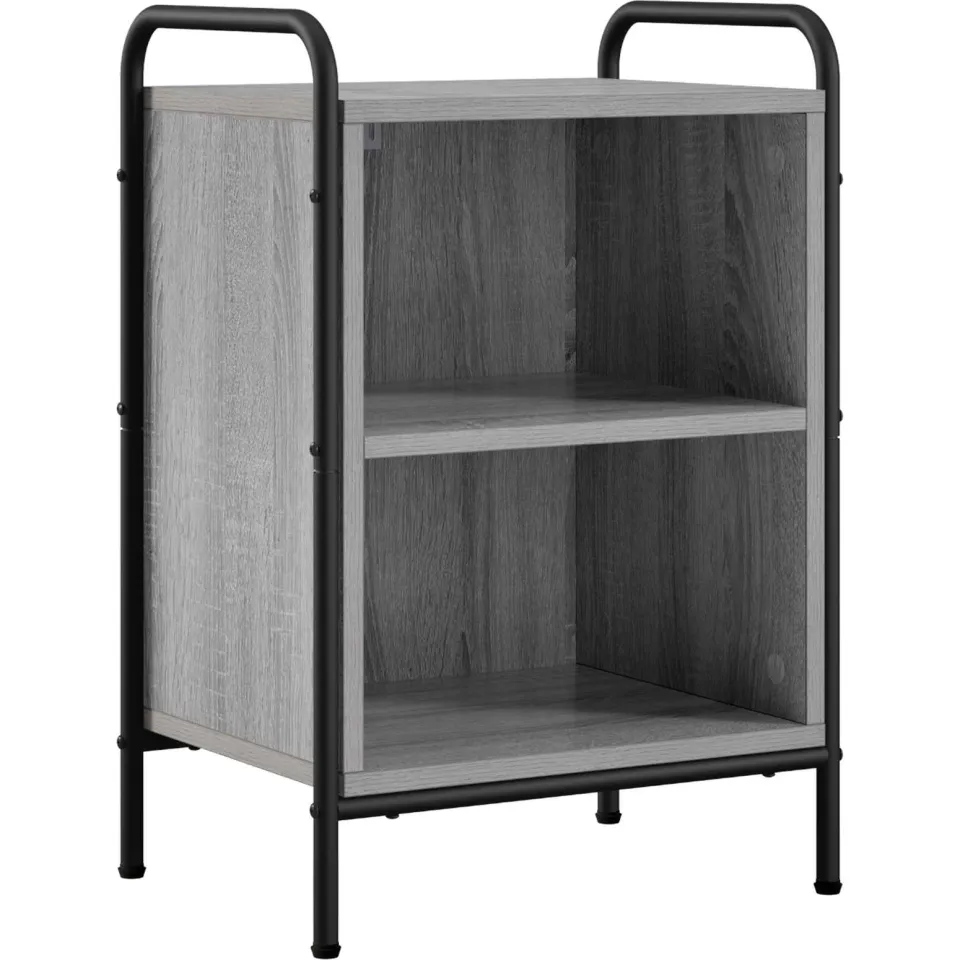 vidaXL Nachtkastje 2 st Grijs Sonoma 40 x 30 x 60 cm Bewerkt hout