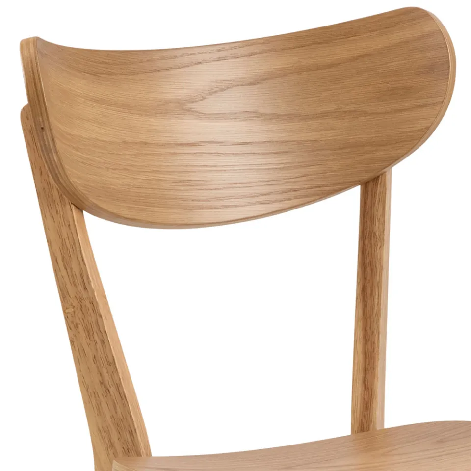 Lisomme Jade houten eetkamerstoel naturel, foto 5