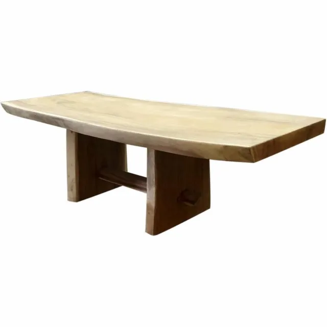 AVH-Outdoor Tuinmeubelen Boomstamtafel kopzit 300x100x77,5 cm bladdikte 10 cm Bruin / Terre