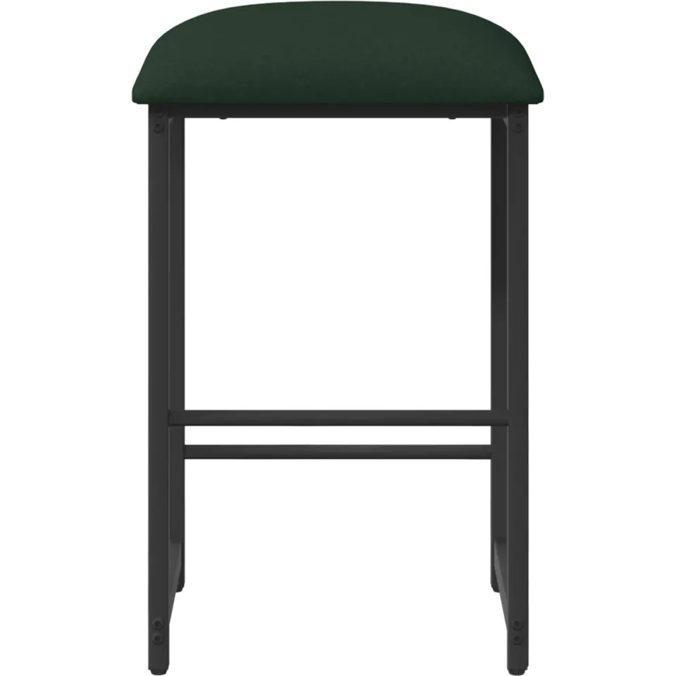 vidaXL Barkruk Donkergroen 40 x 32 x 74 cm Bewerkt hout
