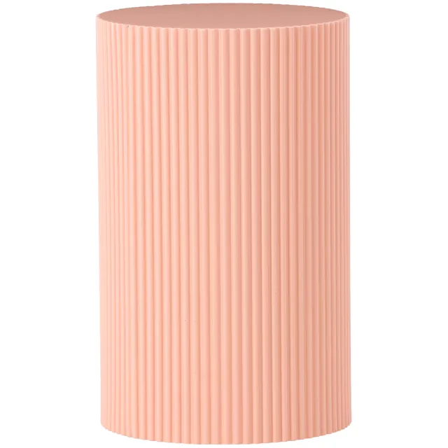 Nest living Asa houten bijzettafel zacht roze - Ø 31 cm