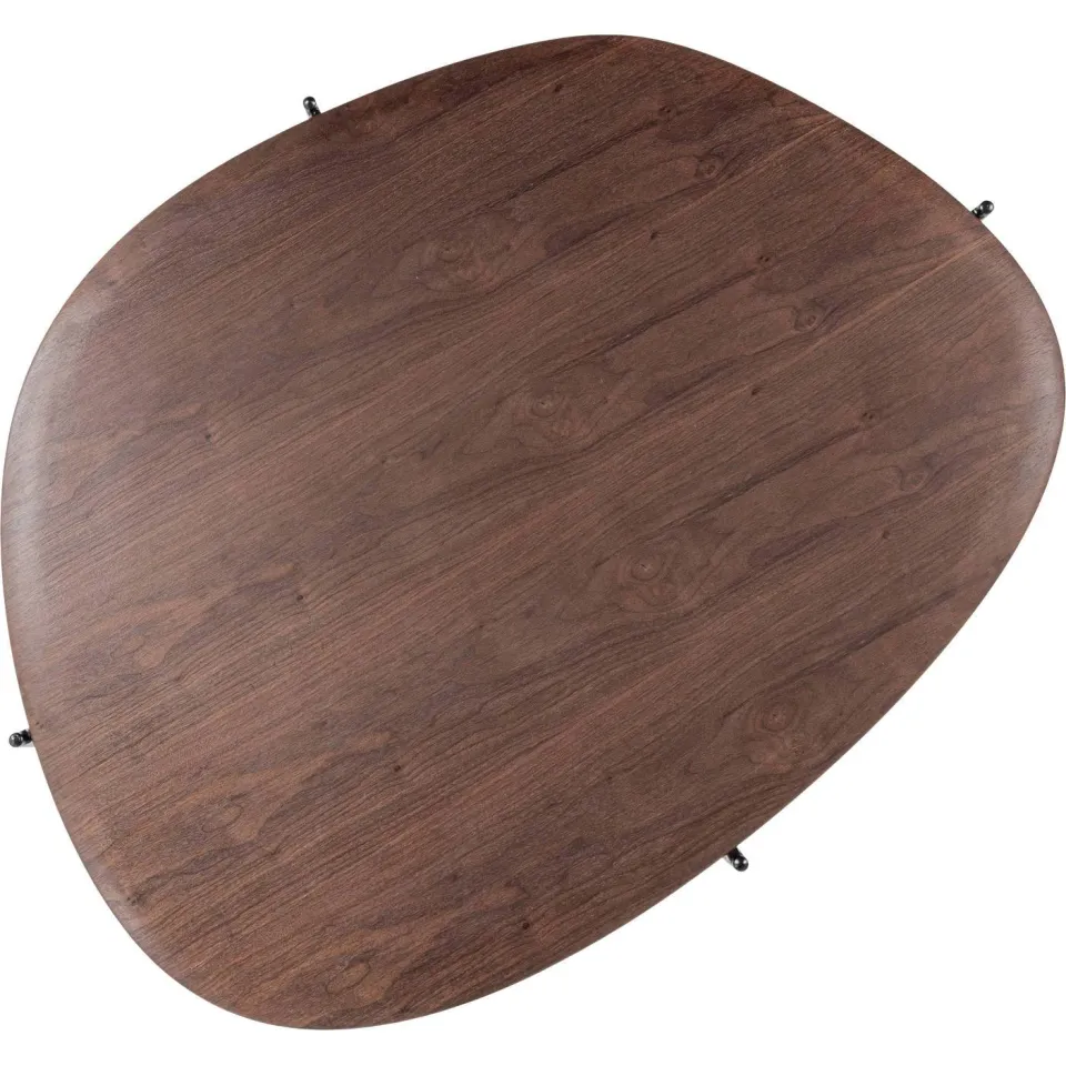 WOOOD Kota Salontafel - MDF/Fineer - Bruin - 26x121x97, foto 4