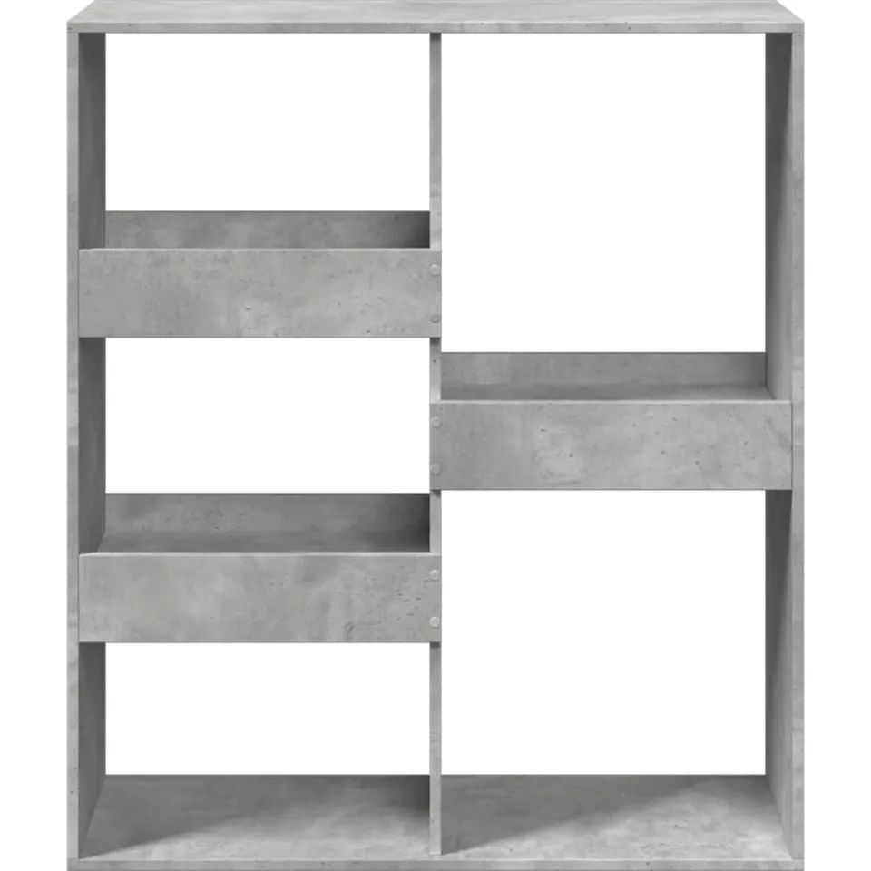 vidaXL Boekenkast / kamerscherm 100x33x115 cm betongrijs
