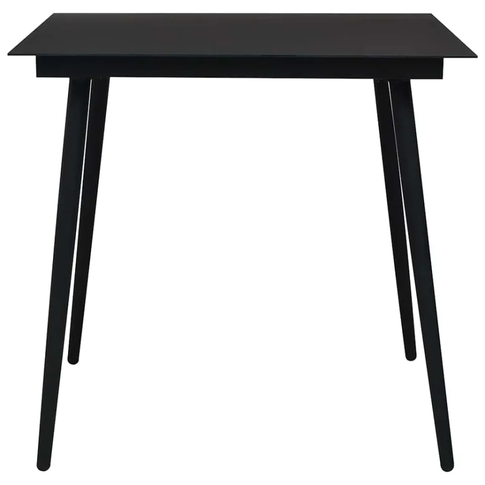 vidaXL 5-delige Tuinset poly rattan en glas bruin, foto 4