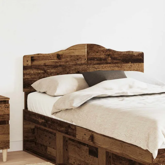 vidaXL Hoofdbord Oud Hout Bewerkt hout Bruin