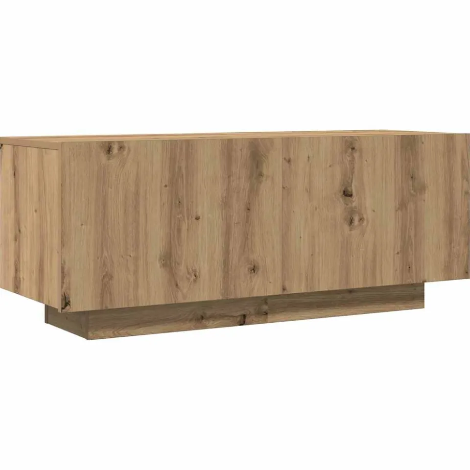 vidaXL Tv-meubel 100x35x40 cm bewerkt hout artisanaal eikenkleurig, foto 3