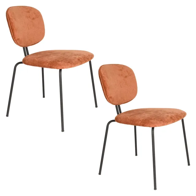 Housecraft Living Bouton eetkamerstoel terra, foto 2